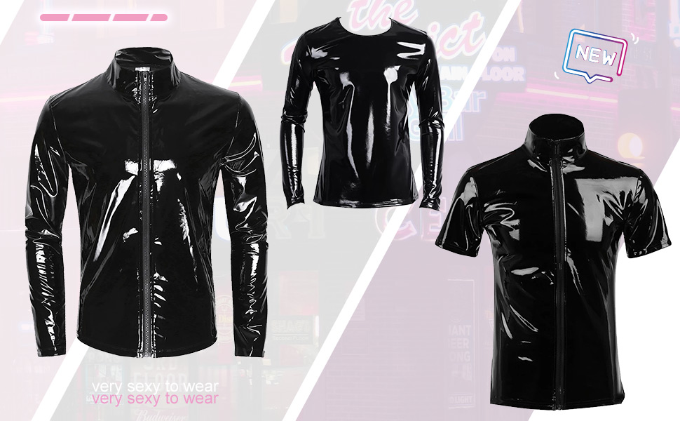 Чоловічий латексний боді Maeau, костюм з еластичної шкіри, чорний, XL