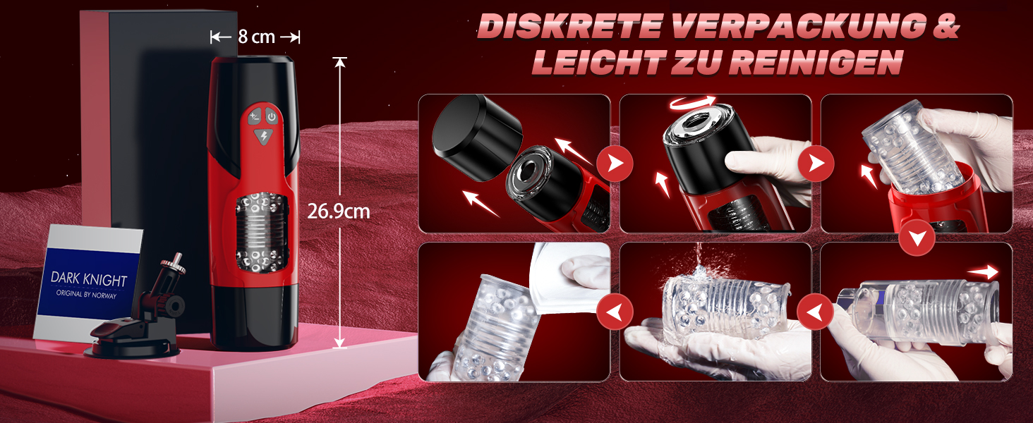 Мастурбатор для чоловіків Honeyexp з 7 режимами, телескопічною функцією та керуванням через додаток