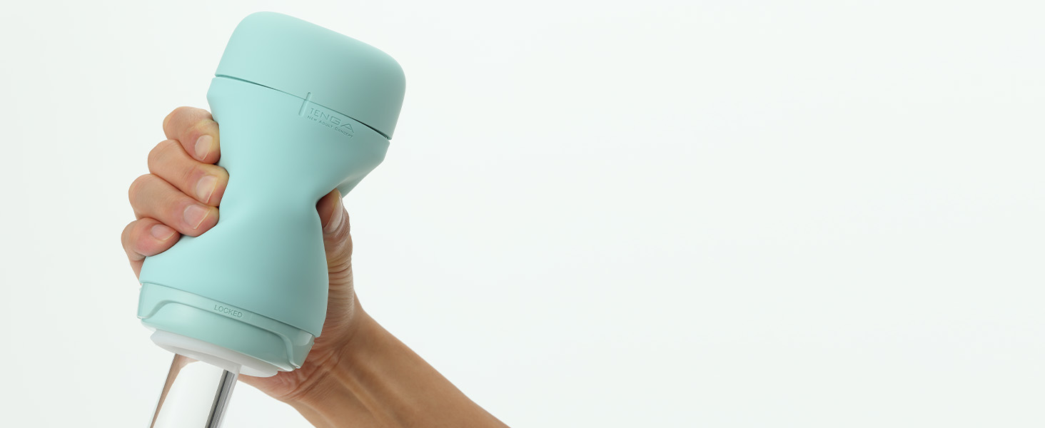 Мастурбатор Tenga Puffy Erdbeerrosa (Полунично-рожевий) 16,5 см (Sugar White)