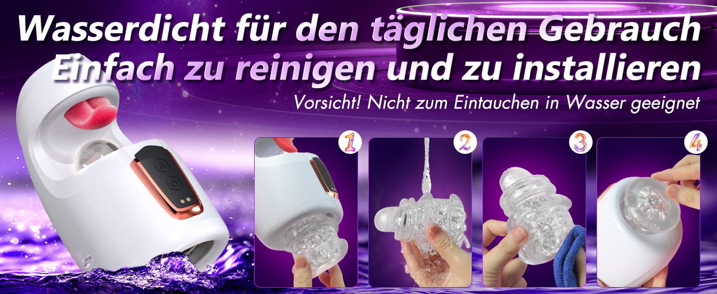 Мастурбатор для чоловіків з вібрацією - набір сексуальних іграшок для чоловіків з реалістичною імітацією орального сексу та вібрацією для головки статевого члена