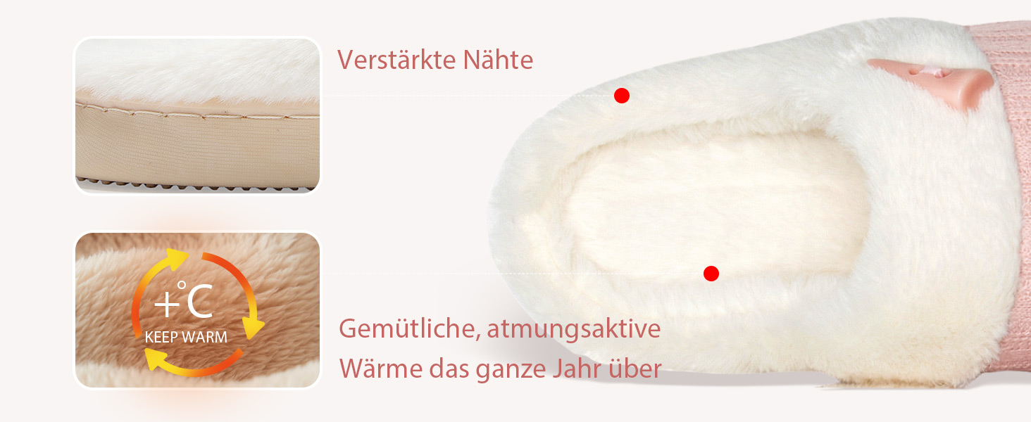 Жіночі зимові капці NineCiFun з плюшу та пінополіуретану (Memory Foam), протиковзаючі, сірі, розмір 38/39 EU