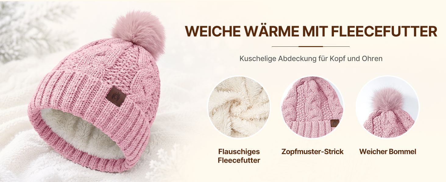 Зимовий подарунковий набір 3-в-1 для жінок HEEKPEK: шапка, шарф та сенсорні рукавички, темно-синій