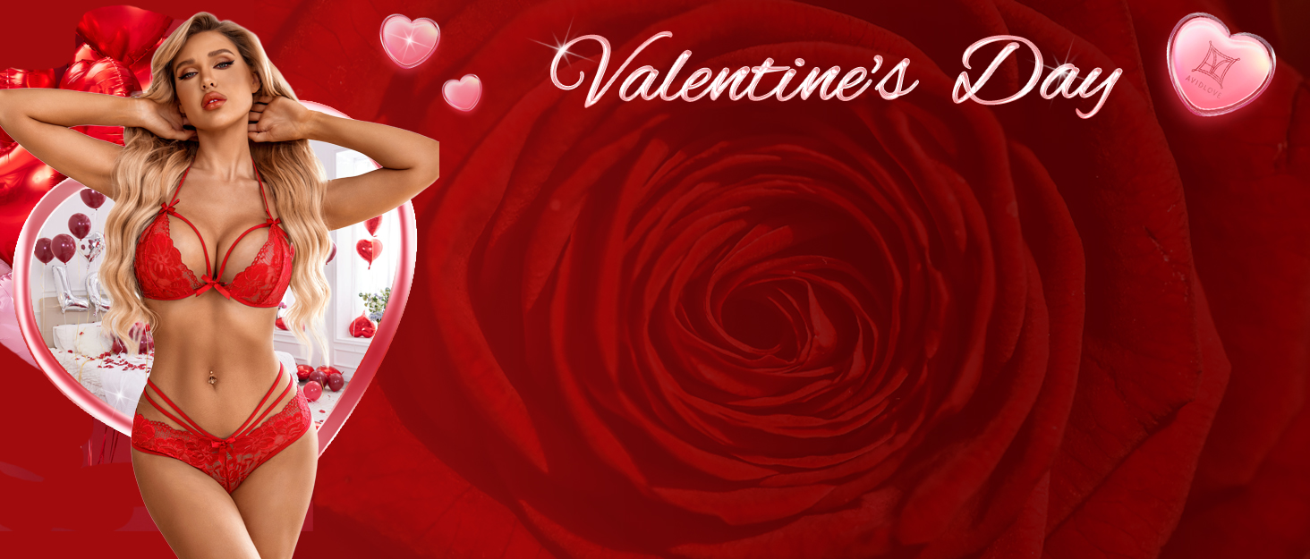 Avidlove Комплект нижньої білизни для жінок: мереживний babydoll з push-up бюстгальтером та трусиками. Стильний комплект рейнговий кольору.