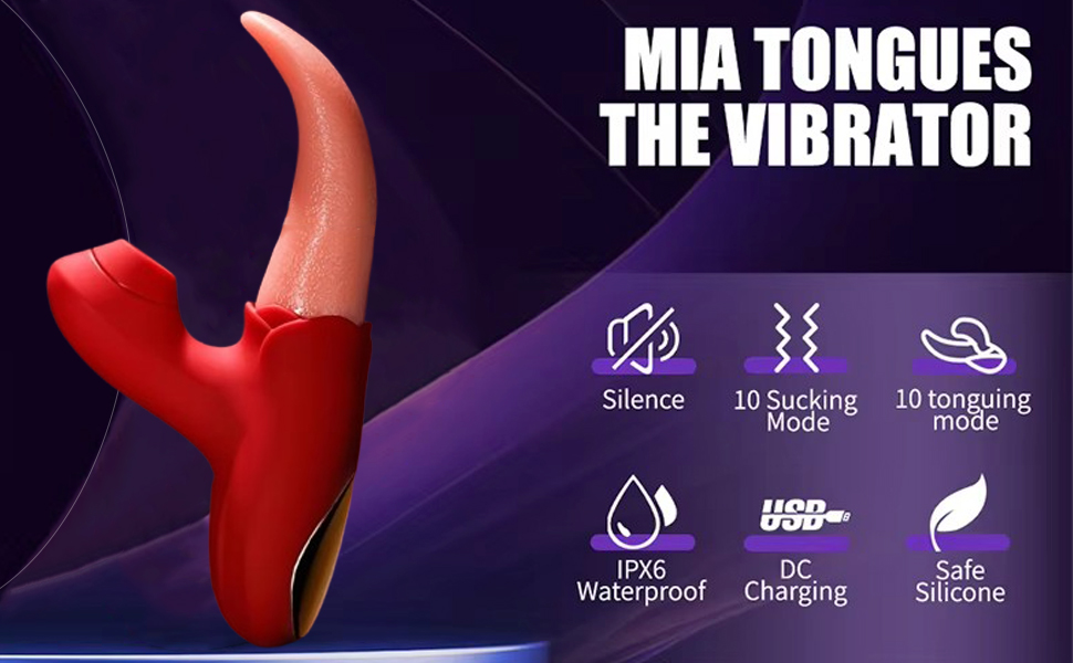 Вібратор для клітора та сосків Guspiun з функцією лизання та масажу G-точки. Іграшка для дорослих, для жінок та пар.