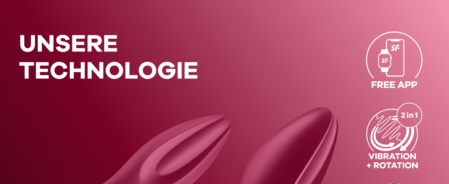 Satisfyer Rotator Plug 1 Connect: вібруючий анальний плагін з Bluetooth | Ротаційні перлини, водонепроникний (IPX7) | Для чоловіків та жінок