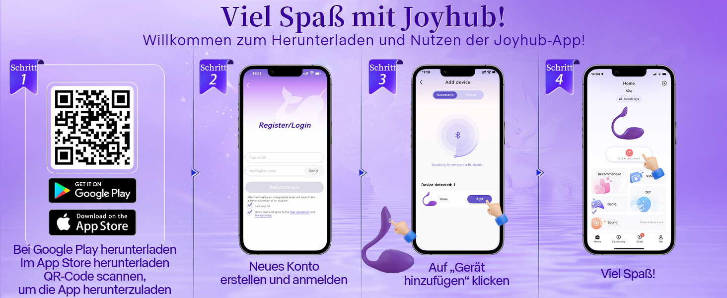 Набір вібраторів для жінок та пар: анальні пробки, стимулятори клітора, G-точка, фіолетовий, універсальний розмір