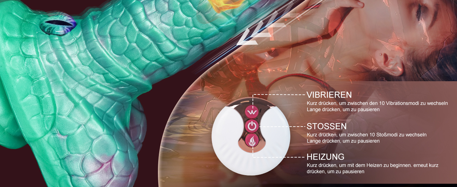 Вібратор для жінок - анальний вібратор з підігрівом та швидкою функцією імпульсу. Іграшки для дорослих, секс-іграшки.