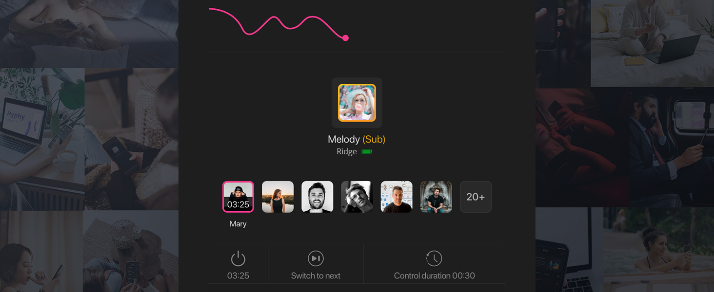 Вібратор анальний LOVENSE Ridge з пульсацією та ротацією, анальний плаг для чоловіків та жінок, з пультом дистанційного керування