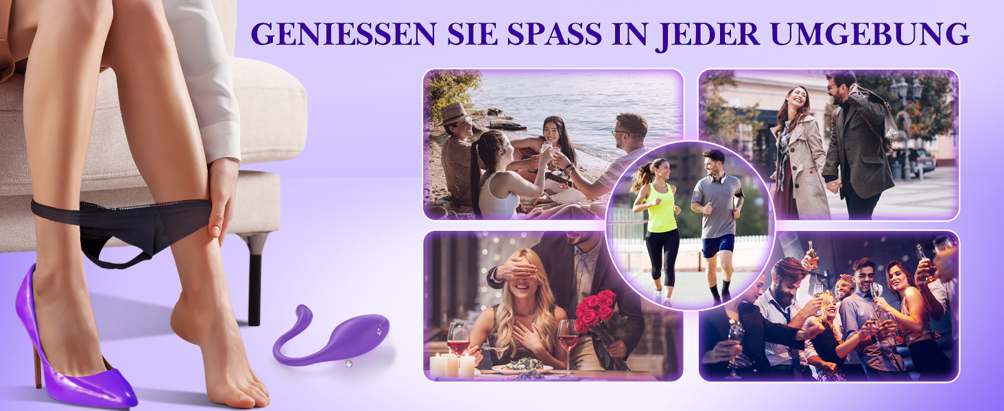 Набір вібраторів для жінок та пар: анальні пробки, стимулятори клітора, G-точка, фіолетовий, універсальний розмір