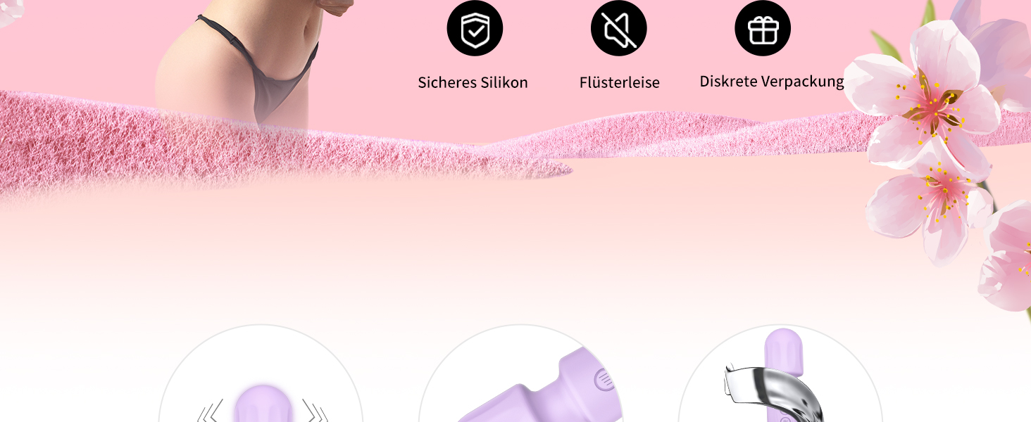 Вібратор дилда для жінок, G-spot, 8 режимів, стимуляція клітора, набір вібраторів (Рожевий, Світло-фіолетовий)