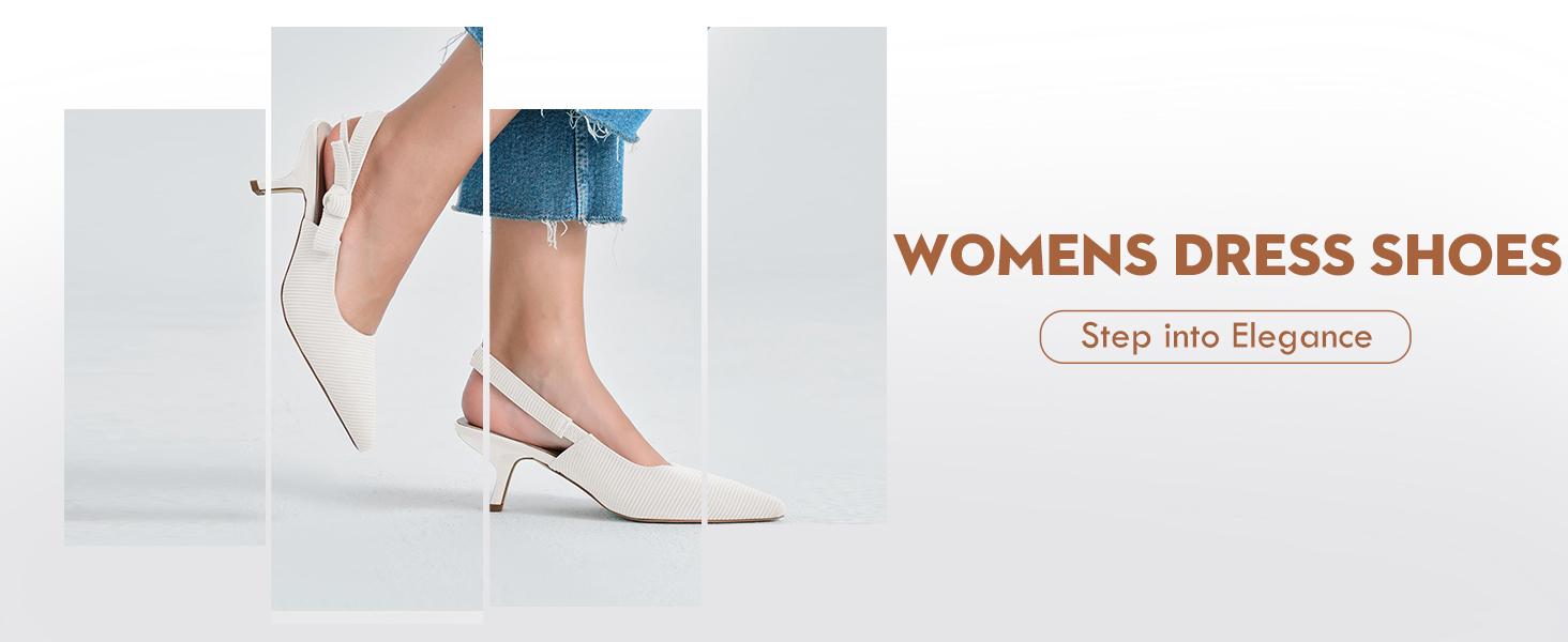 Жіночі туфлі-слингбеки Coutgo з гострим носком на низьких підборах (kitten heel), світло-кавовий колір, розмір 39 EU