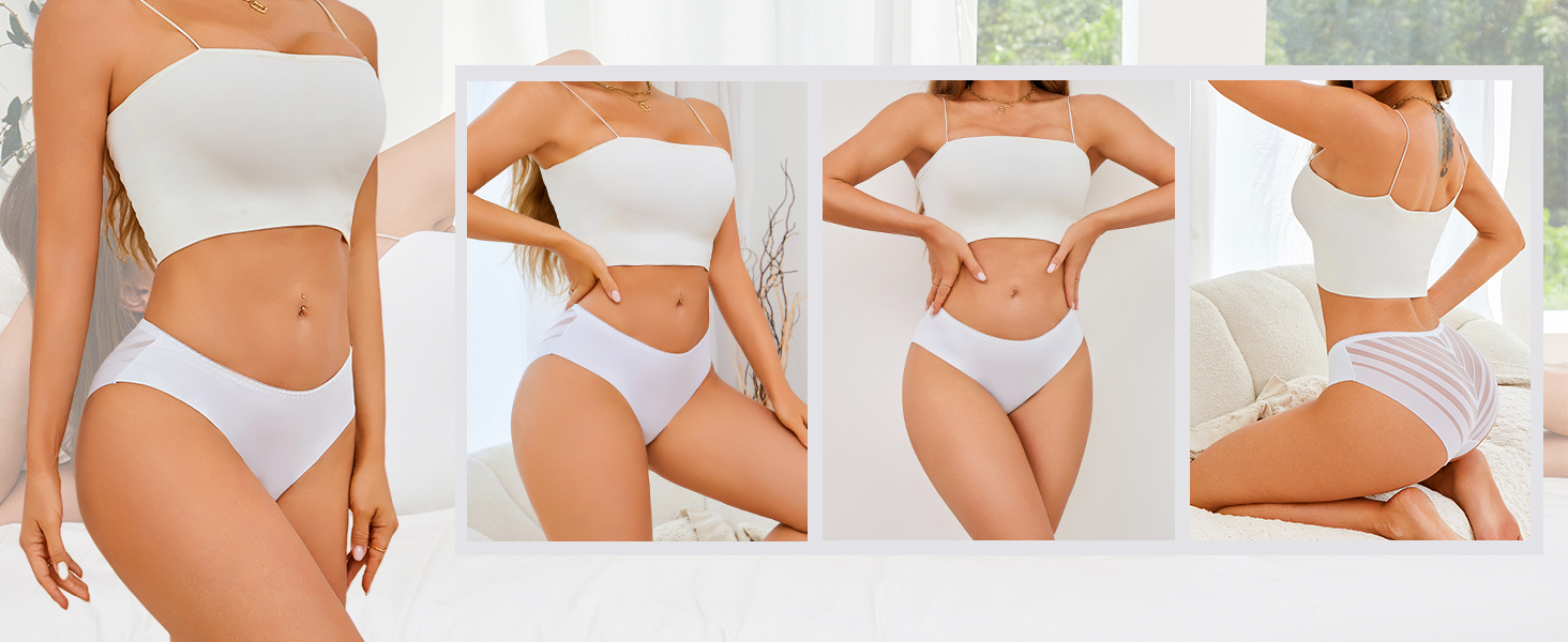 5 шт. комплект жіночих трусиків з мереживом, безшовні труси для жінок, сексуальна білизна, труси з мереживом, дихаюча білизна, S-XL, чорний/білий/кремовий/рожевий/темно-фіолетовий