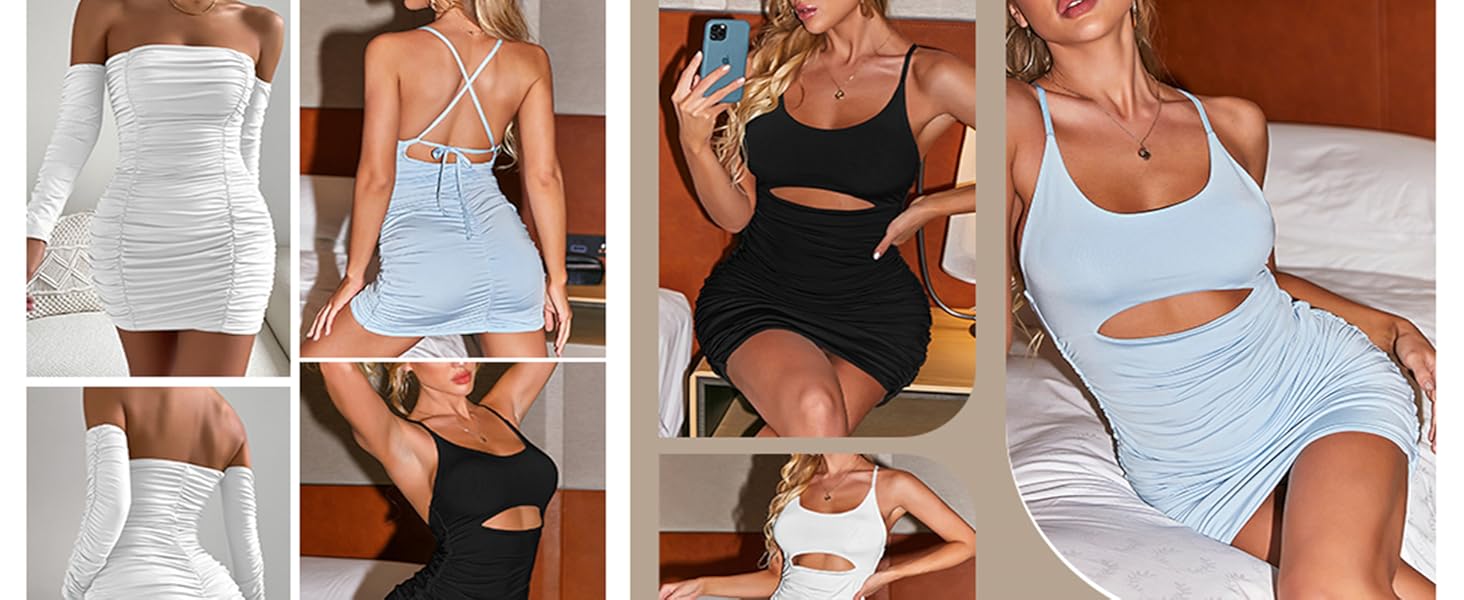 Жіноче міні-плаття на бретелях з V-подібним вирізом та відкритим спиною, червоне, розмір XS-L, для вечірок та свят