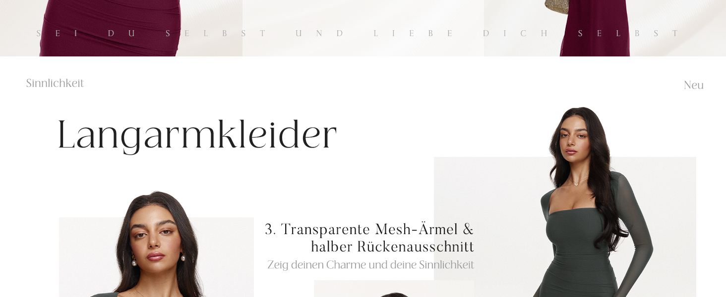 REORIA Максі-сукня для гостей на весілля: довга, з довгими рукавами, прозора сітка, квадратний виріз, обтягуюча, біла, XS