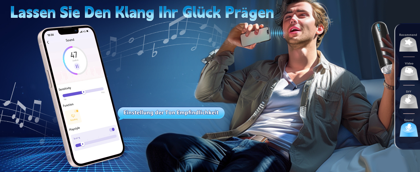 AI-Sync Електричний мастурбатор для чоловіків: Кубок з 7 режимами стимуляції (вакуум + ротація) та 3D реалістичною мушкою для імітації орального сексу