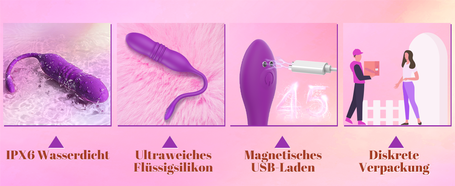 Вібратор для жінок з пультом керування та функцією стимуляції. Іграшки для дорослих, тихий, для соло та парних занять.