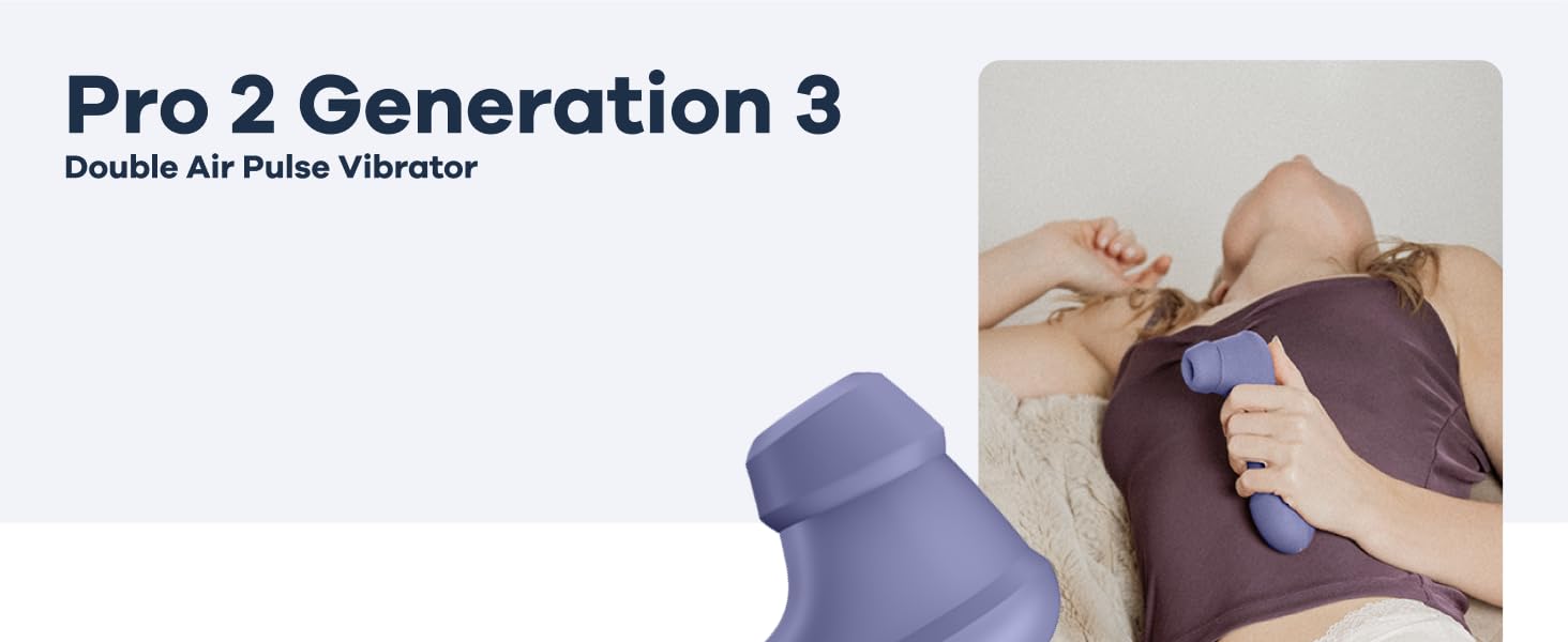 Вібратор Satisfyer Pro 2 Gen 3 | Технологія Liquid Air | Тиха та потужна стимуляція клітора | Вібратор-друк | Інтимна іграшка для жінок | Преміум якість, колір фіолетовий