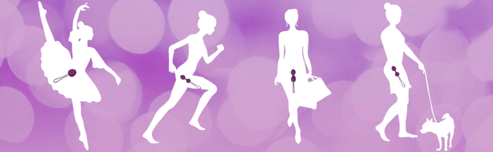 YEVIOR Набір 3 інтимні м'ячики для тренування таза, вібратор-кулька з пультом керування для стимуляції G-точки та клітора, 10 програм вібрації, водонепроникний та перезаряджуваний, фіолетовий