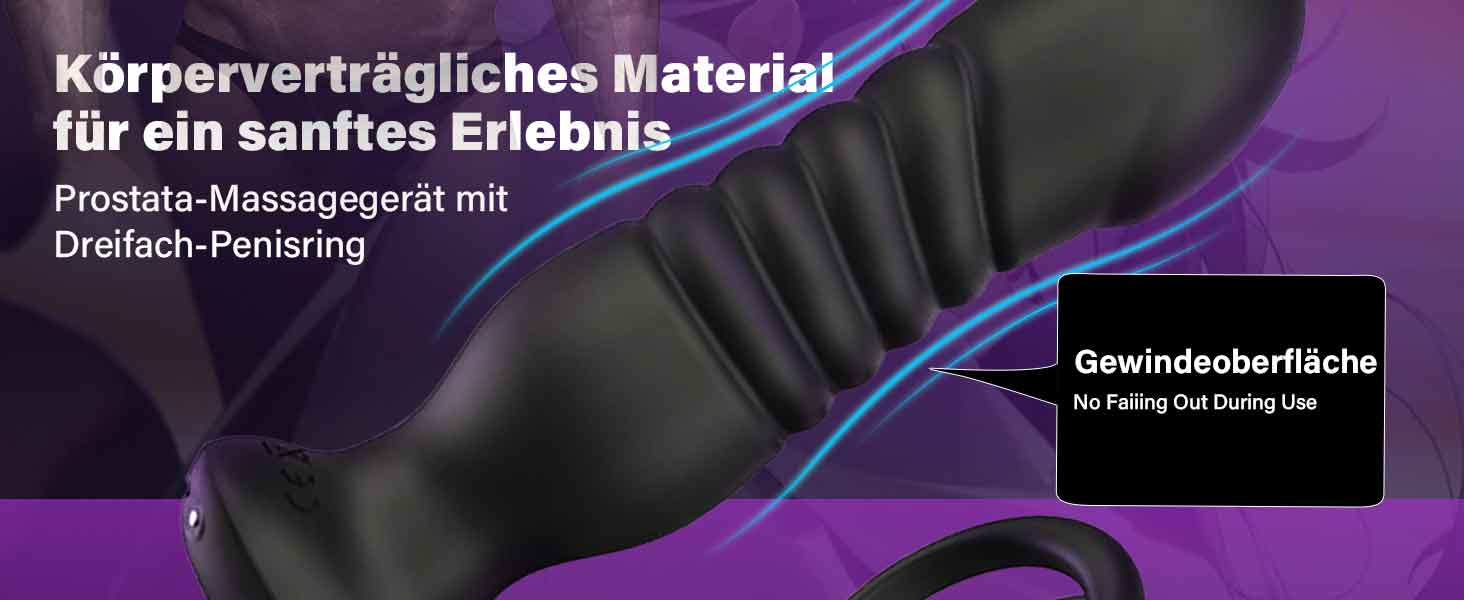 Масажер для простати та пеніса PINTLE з 10 телескопічними режимами та функцією імпульсу. Набір для чоловіків та пар.