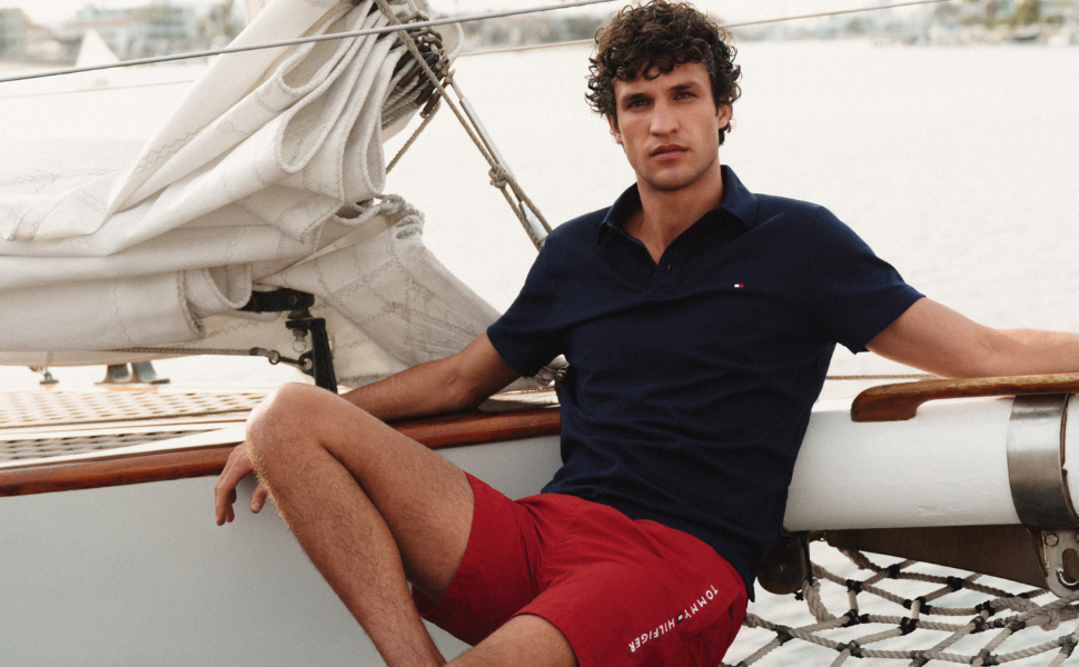 Чоловічий худі Tommy Hilfiger з капюшоном та логотипом, колір Beige Batique Khaki, розмір M