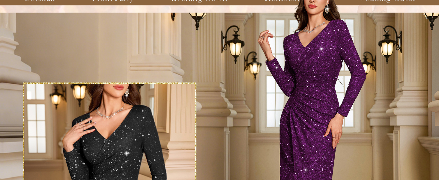 Сукня Bbonlinedress з паєтками: елегантна максі, червона, для вечірок та свят