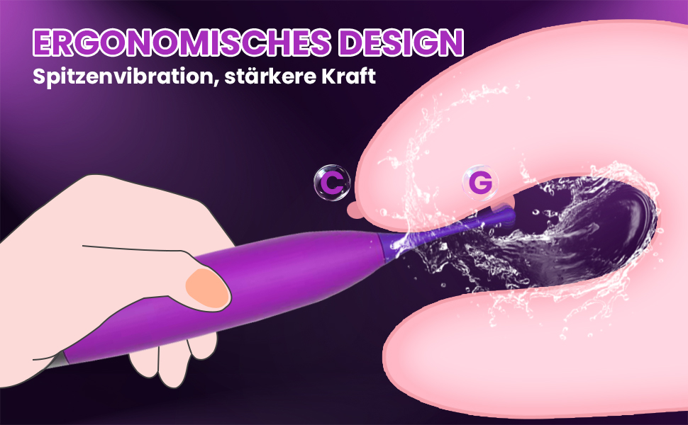 Вібратор для клітора та G-точки PINTLE, 10 режимів, силікон, для жінок та пар