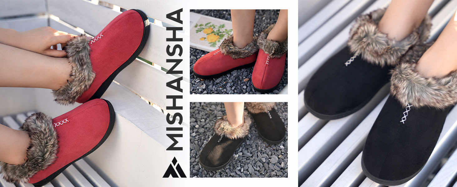 Жіночі домашні капці Mishansha з ефектом пам'яті (Memory Foam), протиковзні, розмір 40 EU, колір нічний чорний