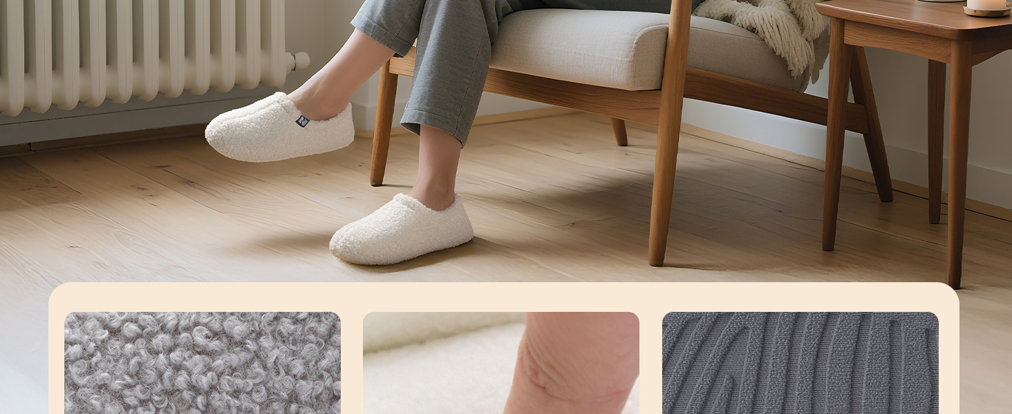 Жіночі домашні капці RockDove з теді-флісу, закрита п'ята, колір Off-White, розмір 39.5 EU
