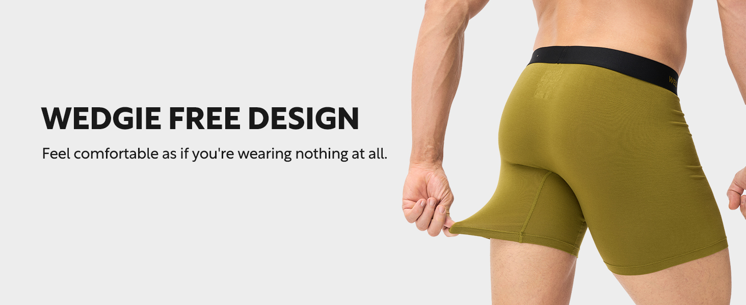 Боксерки чоловічі Separatec 7 шт. з подвійним мішечком, бамбукові, дихаючі, м'які (S, кольори: сіро-блакитний/темно-синій/оливковий/чорний/темно-сірий/темно-фіолетовий/сіро-ліловий)