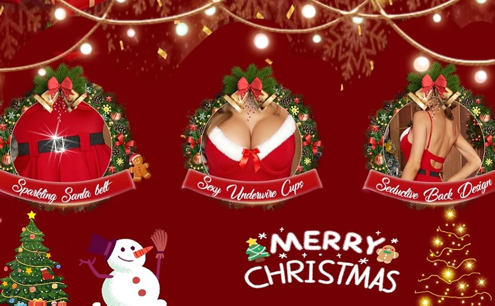 Жіноча святкова білизна: боді, піжама, babydoll, нічна сорочка. Ідеально на День святого Валентина та Різдво. Однорозмірний комплект