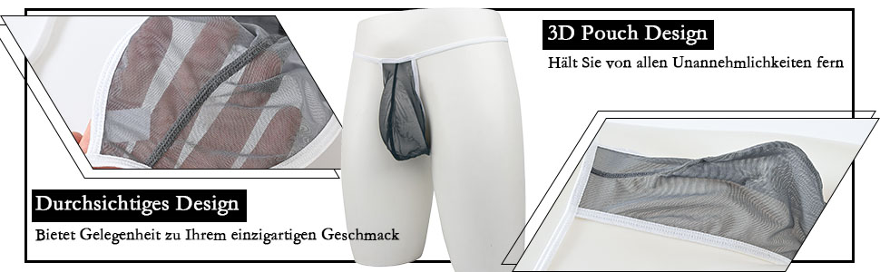 Сексуальна чоловіча білизна BIATWOWR: прозорі стрінги з дихаючого матеріалу, м'які, кольори: помаранчевий, жовтий, блакитний, розмір 3XL