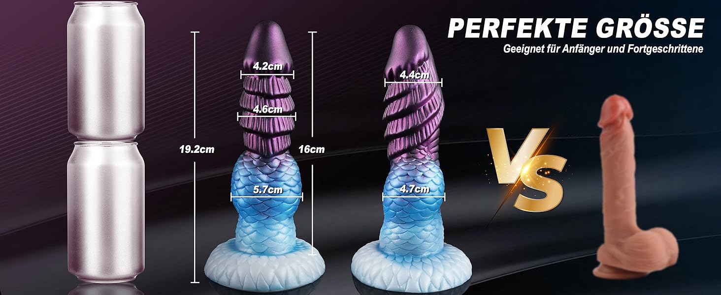 Анальний дилдатор Monster Knot Dildo для чоловіків та жінок, BDSM, стимуляція простати, зелений/блакитний