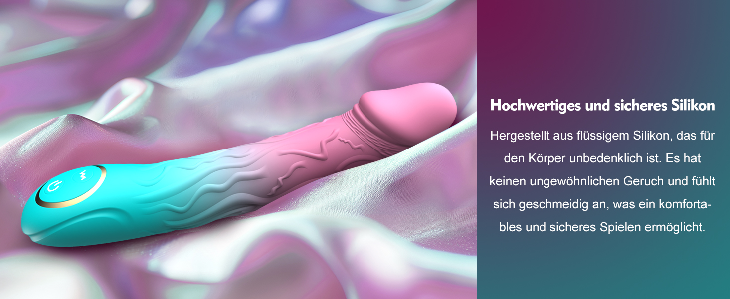 Вібратор-Дільдо для жінок з точковою стимуляцією G-зони, 10 режимів вібрації, ергономічний секс-іграшка