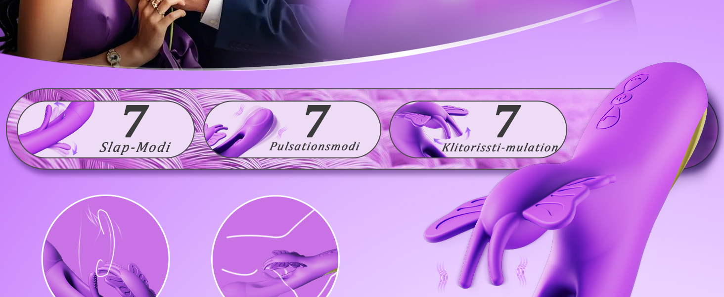 Вібратор для жінок Rabbit 3-в-1: стимулятор клітора, G-точки, 7 режимів вібрації, водонепроникний IPX7