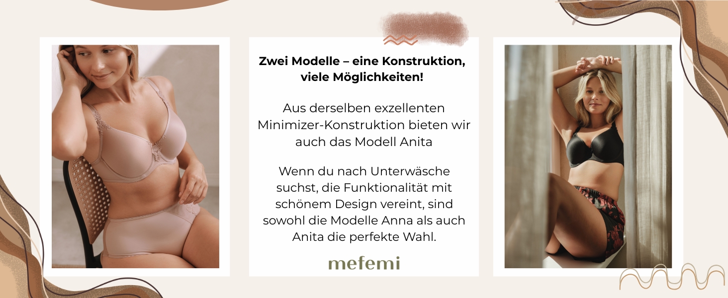 Бюстгальтер з кісточками Glatter Anna Beige 65I – бюстгальтер-мінімайзер для жінок