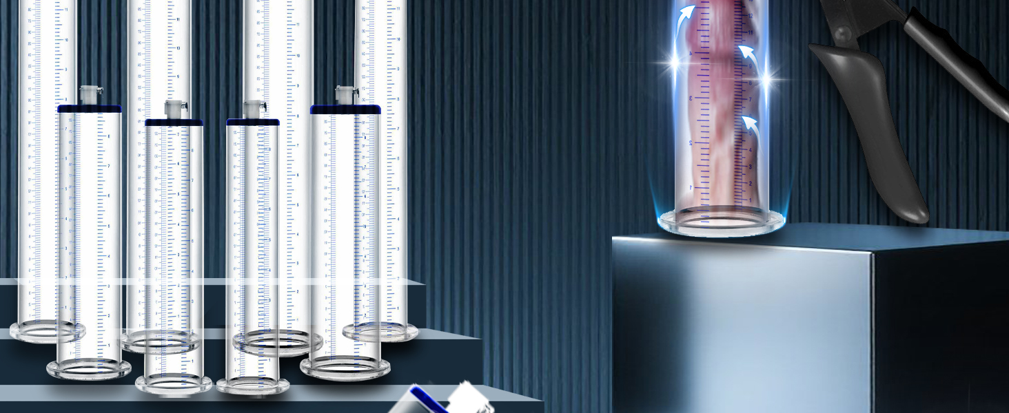 Насос для збільшення статевого члена Jpscor - преміум якість, з манометром, силіконовий, для чоловіків, SM-іграшка, вакуумний насос