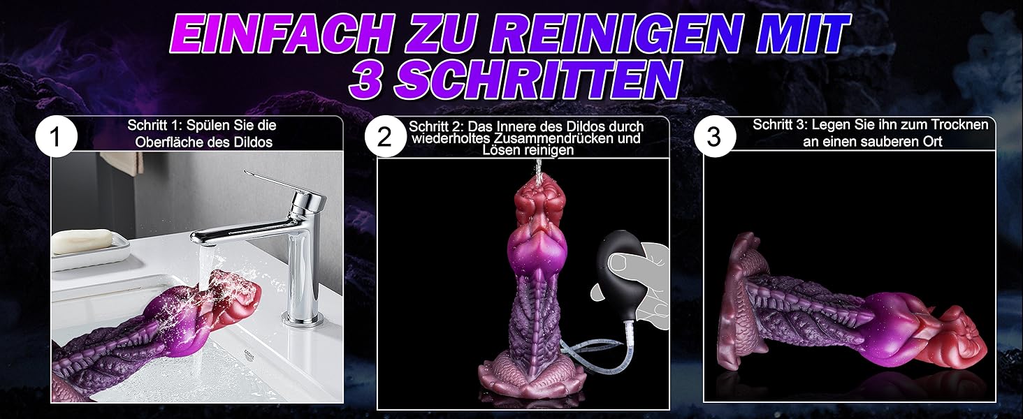 Силіконовий дildo-дракон зі спреєм, 19 см, анальний плаг для жінок та чоловіків