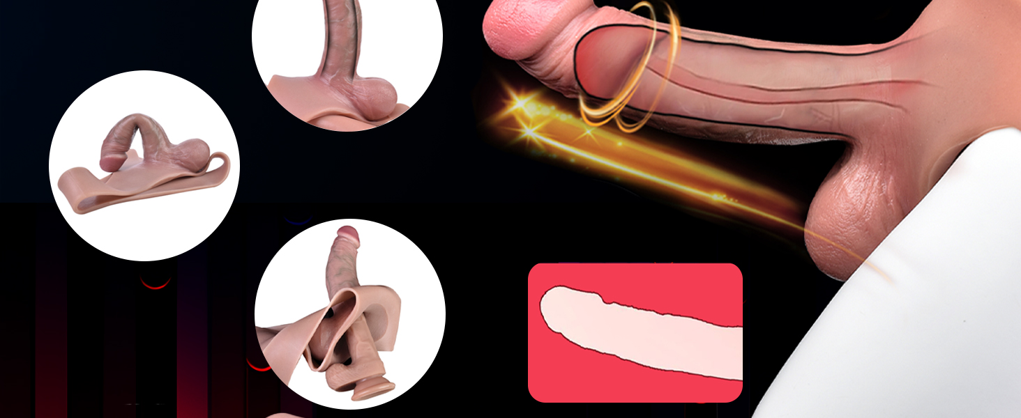 Реалістичний дилда-піхвовий рукав, силіконовий дилда, чоловіча нижня білизна з реалістичними яєчками, збільшення та подовження, секс-іграшка для чоловіків, затримка еякуляції