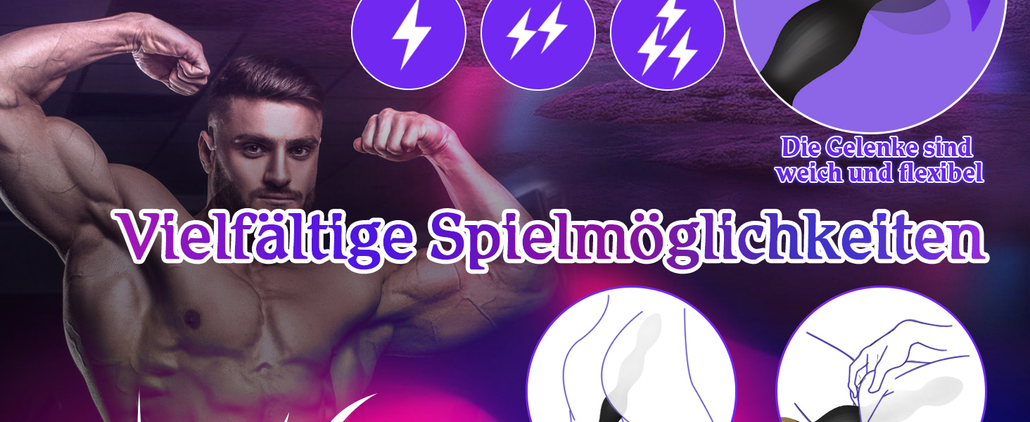 Електростимулятор для ануса, анальні кульки, ланцюжок, вібратор простати для чоловіків, іграшки для секса