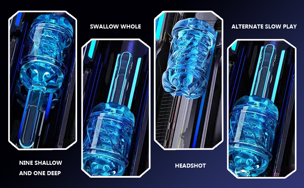 Електричний мастурбатор з двома ручками, 10 частот та 10 швидкостей, інтерактивне аудіо, секс-іграшка для чоловіків, чорний