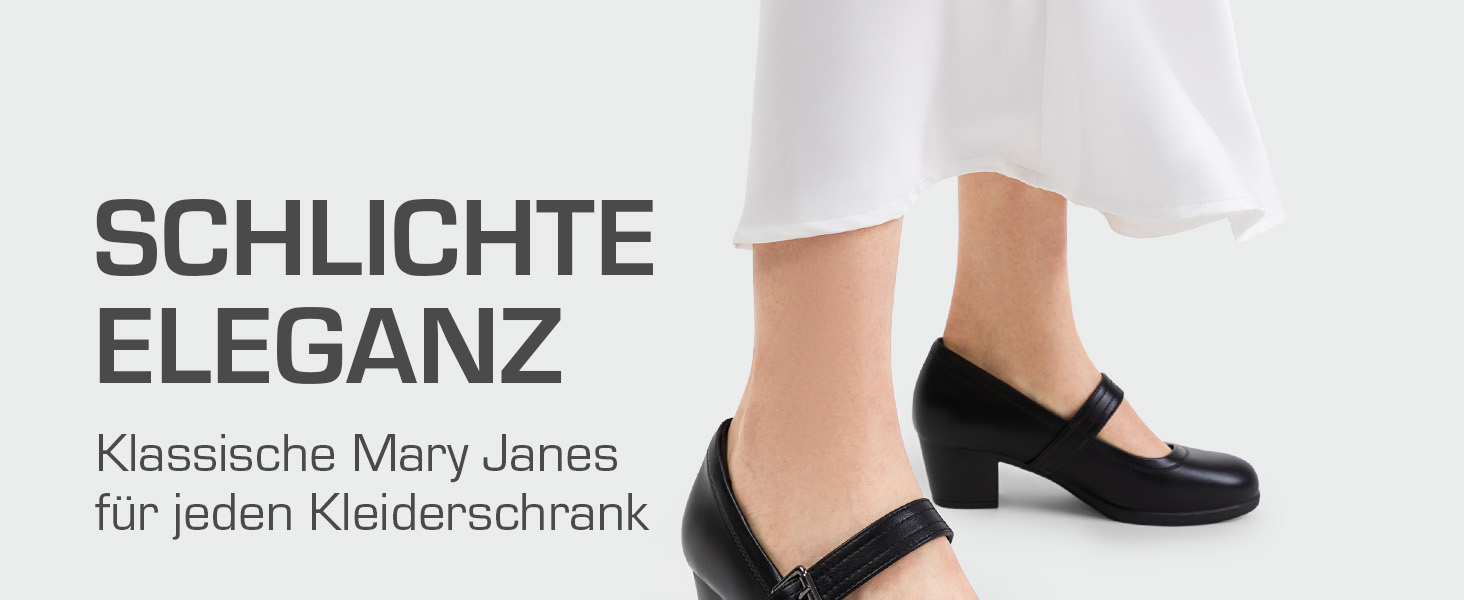 Жіночі туфлі Mary Jane DREAM PAIRS на масивному високому каблуці, темно-сині, розмір 37 EU