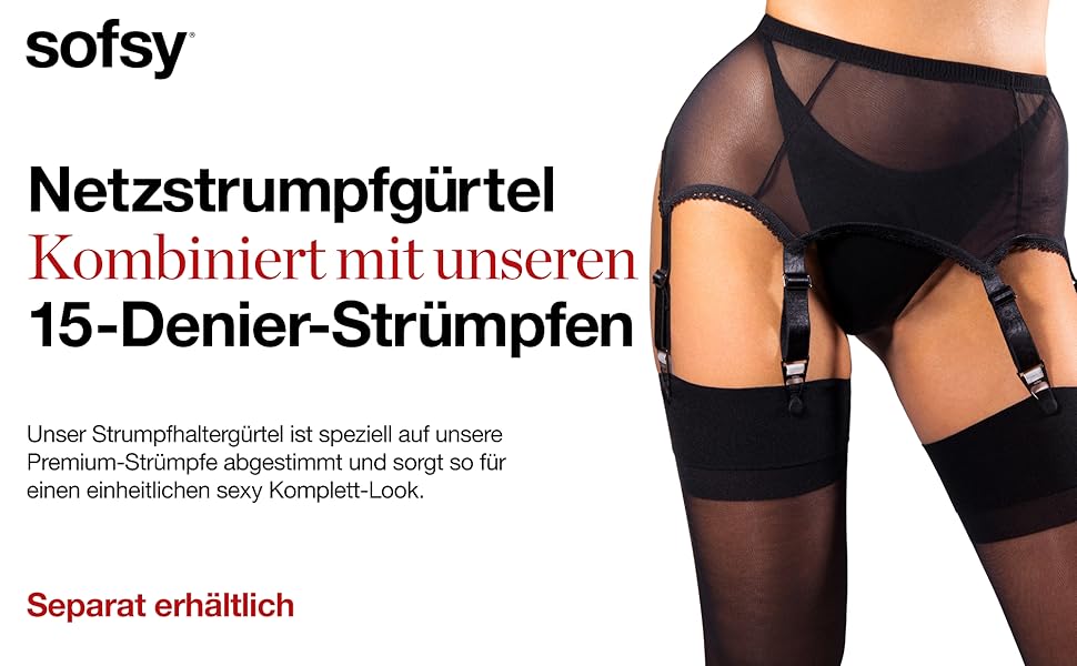 Чулки-шкарпетки Softy 15 Den Whisper-Soft Glitter для жінок | Прозорі блискучі панчохи для літа | Зручність на весь день, делікатна розкіш, пояс для панчіх Roter Netzstrumpfgürtel XXL