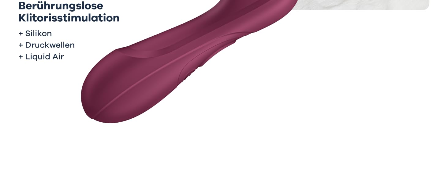 Вібратор Satisfyer Pro 2 Gen 3 з підключенням через APP | Технологія Liquid-Air | Тихий, потужний, стимулює клітор | Вібратор-імпульс з вібрацією | Іграшка для дорослих, подарунок для жінок | Д*ildo бордовий