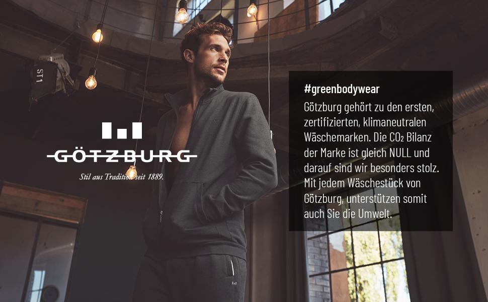 Слип-труси чоловічі Götzburg (10 шт.) з натуральної бавовни, чорний