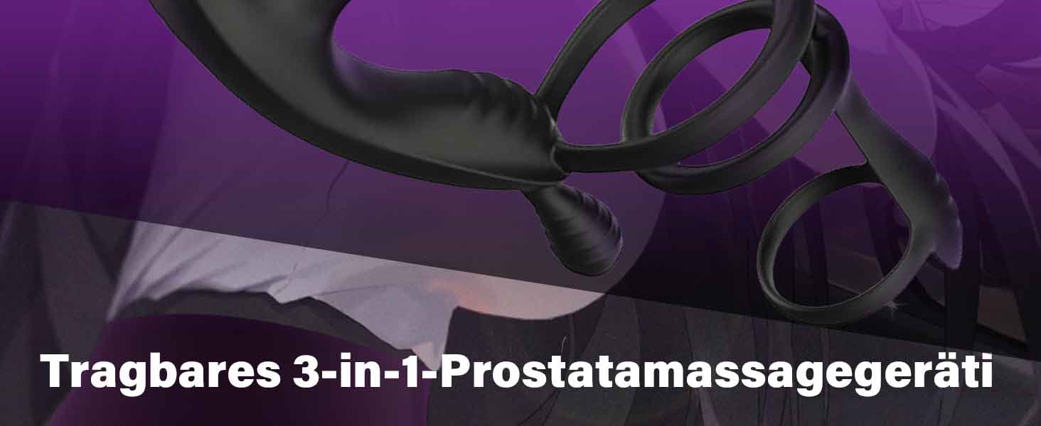 Масажер для простати та пеніса PINTLE з 10 телескопічними режимами та функцією імпульсу. Набір для чоловіків та пар.