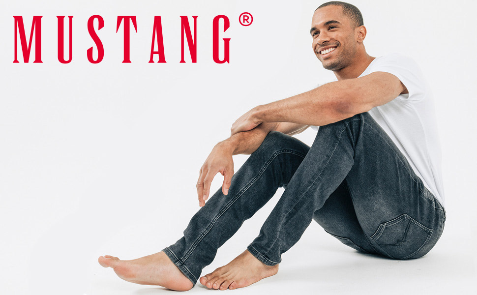 Чоловічі джинси Mustang Oregon Tapered, колір Medium Blue Denim, розмір 33W/34L
