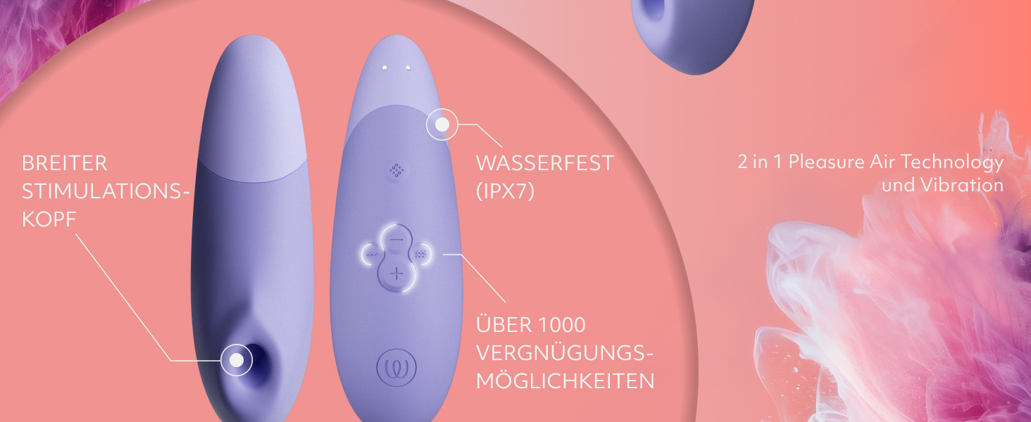 Womanizer Enhance 2 в 1: вібратор клітора та соска-стимулятор | Водонепроникний, акумуляторний | Іграшка для дорослих, фіолетовий