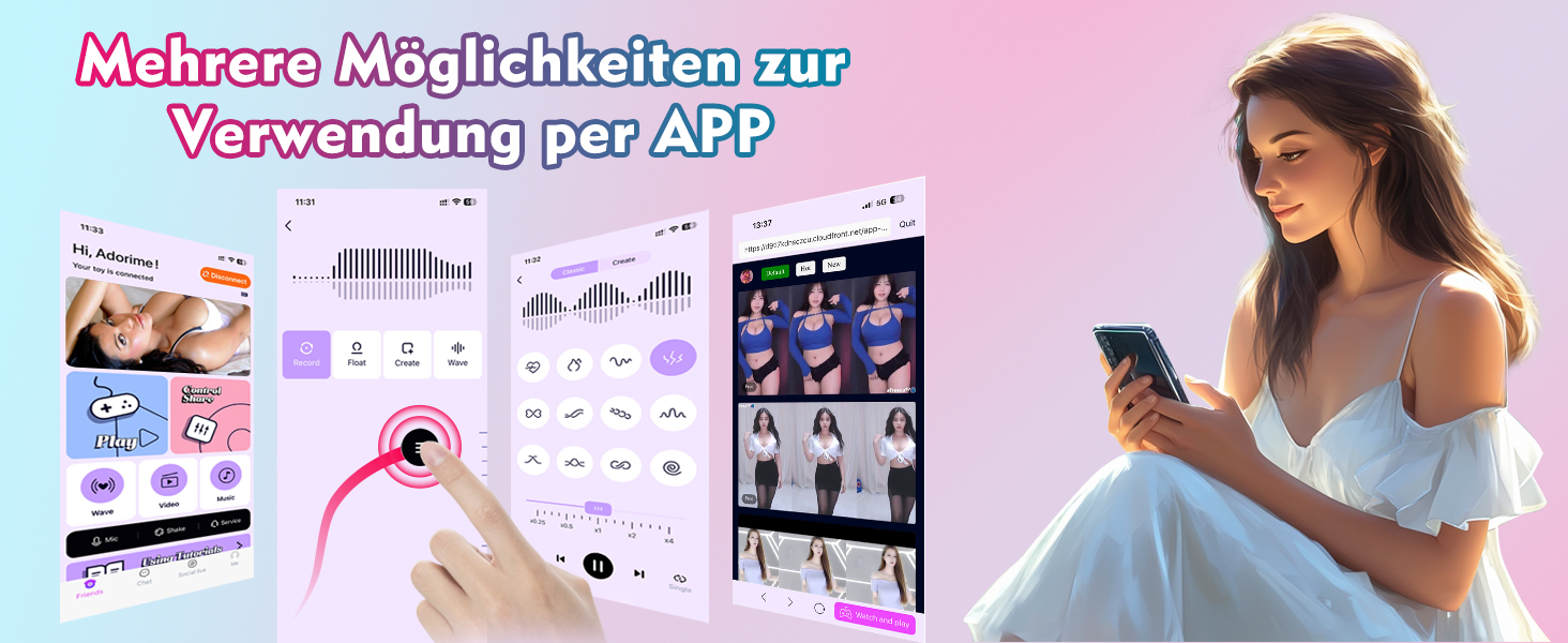 Вібратор-дилда для жінок 