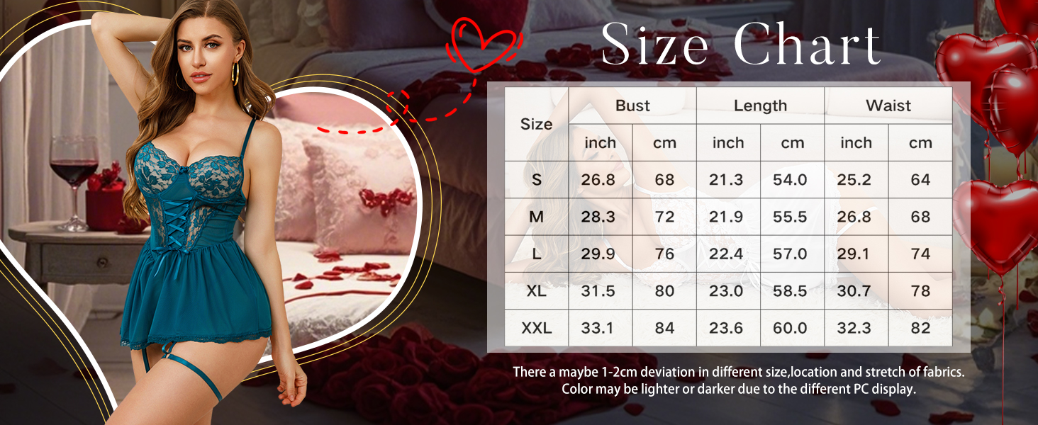 Сексуальний комплект спідньої білизни для жінок: мереживний набір, рейнжержа, нічна сорочка, babydoll з панчішними ремінцями та трусиками, чорний колір