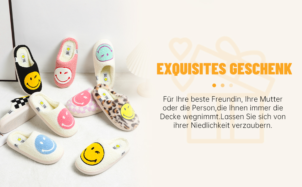 Зимові домашні капці SMILEYWORLD® з ефектом пам'яті Memory Foam, м'які плюшеві пантофлі для жінок та чоловіків, біло-рожеві, розмір 38/39 EU